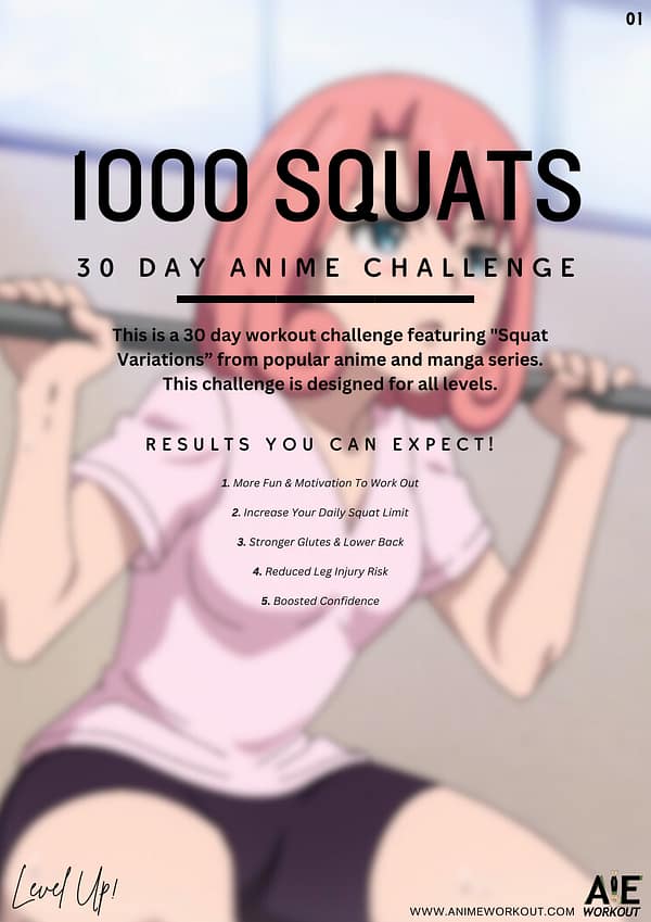 1000 Squats (30-Day Anime Challenge)
