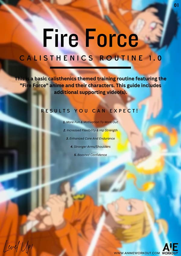 Fire Force Calisthenics Training Routine 1.0